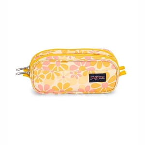 étuis à Crayons JanSport Large Accessory Pouch Jaune | MOT-22704989